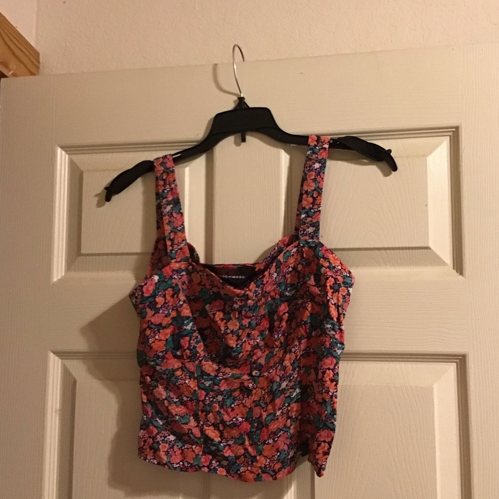 Floral crop top